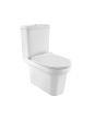 Jaquar Opal Prime Coupled WC - S-Trap (220mm) Floor Mounted Toilet with Cistern & Slim UF Soft-Close Seat - White