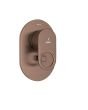 Jaquar Ornamix Prime Single Lever 3-Inlet Concealed Diverter Exposed Trim Kit - Antique Copper Finish (ORP-ACR-10193NKPM)