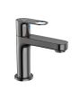 Jaquar Ornamix Prime Pillar Cock - Black Chrome Finish Wash Basin Tap - ORP-BCH-10001PM