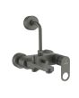 Jaquar Ornamix Prime 3-in-1 Single Lever Wall Mixer with Hand & Overhead Shower Provision - Graphite PVD Finish (ORP-GRF-10125PM)