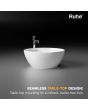 Ruhe Blaze Table Top Wash Basin White