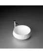 Ruhe Castor Table-Top Wash Basin White 14 x 14 x 6 Inches