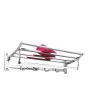 Ruhe Square Foldable Towel Rack (24 Inches) Premium Stainless Steel 12-1301-03