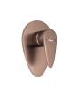 Jaquar Vignette Prime Single Lever Concealed Deusch Mixer (Antique Copper) - 1-Way Overhead Shower Control - Complete Kit - VGP-ACR-81227K