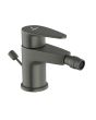 Jaquar Vignette Prime Bidet Mixer - Graphite Metallic Finish - 1-Hole Installation with Popup Waste - VGP-GRF-81213B